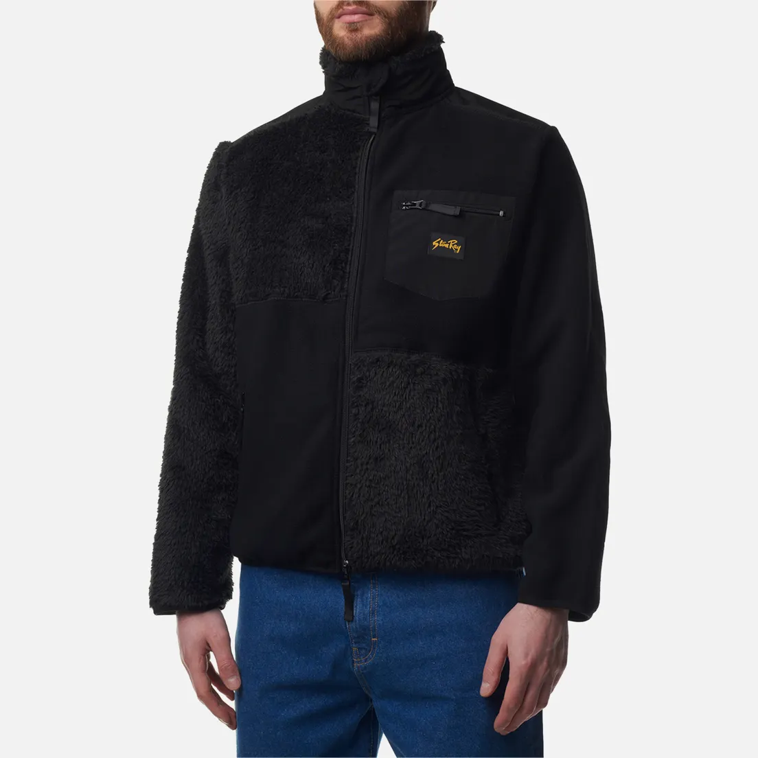 Stan Ray Мужская флисовая куртка Patchwork Fleece