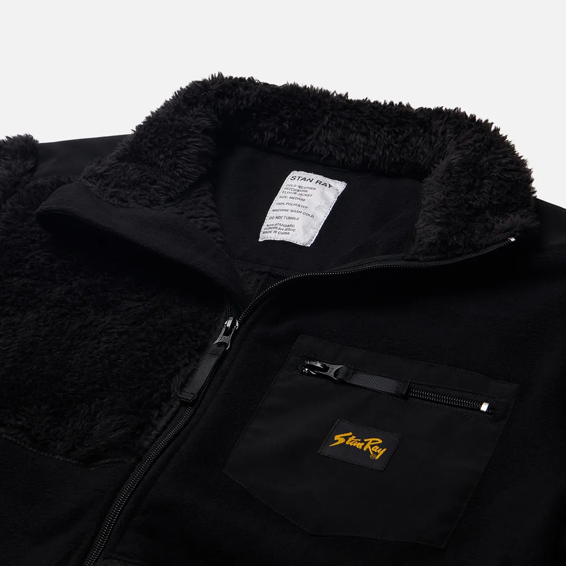 Stan Ray Мужская флисовая куртка Patchwork Fleece