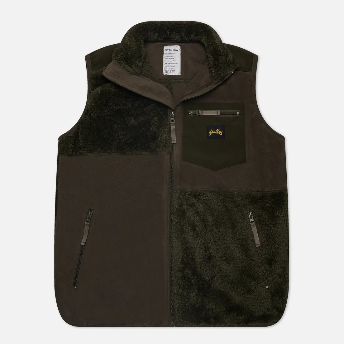 Stan Ray Мужской жилет Patchwork Fleece