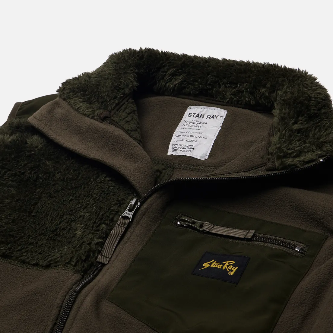 Stan Ray Мужской жилет Patchwork Fleece