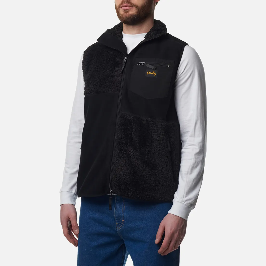 Stan Ray Мужской жилет Patchwork Fleece