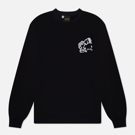 фото Мужская толстовка stan ray solidarity crew neck, цвет чёрный, размер s