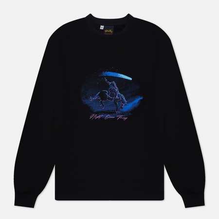 фото Мужская толстовка stan ray midnight cowboy crew neck, цвет чёрный, размер s