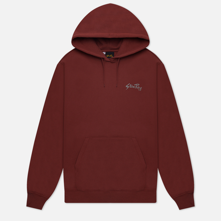 фото Мужская толстовка stan ray stan og hoodie aw23, цвет бордовый, размер s