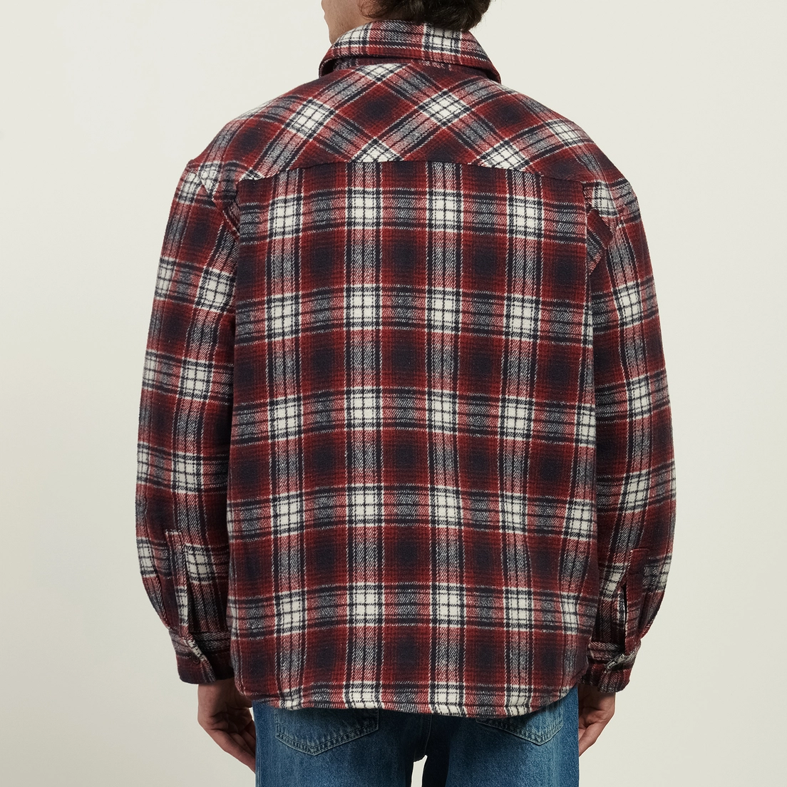 Stan Ray Мужская рубашка Quilted Plaid Overshirt