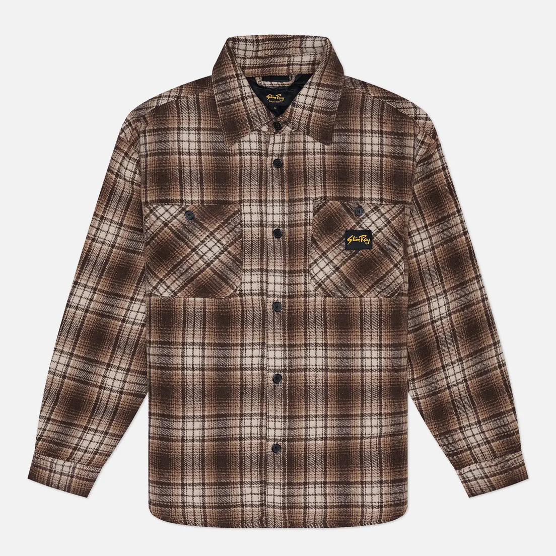 Stan Ray Мужская рубашка Quilted Plaid Overshirt
