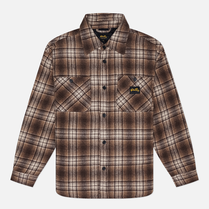 Мужская рубашка Stan Ray Quilted Plaid Overshirt