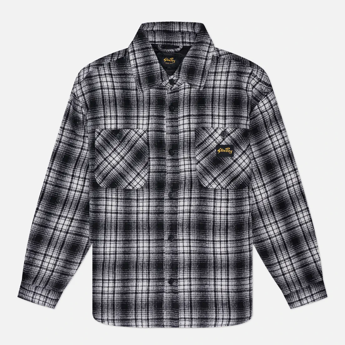 Stan Ray Мужская рубашка Quilted Plaid Overshirt