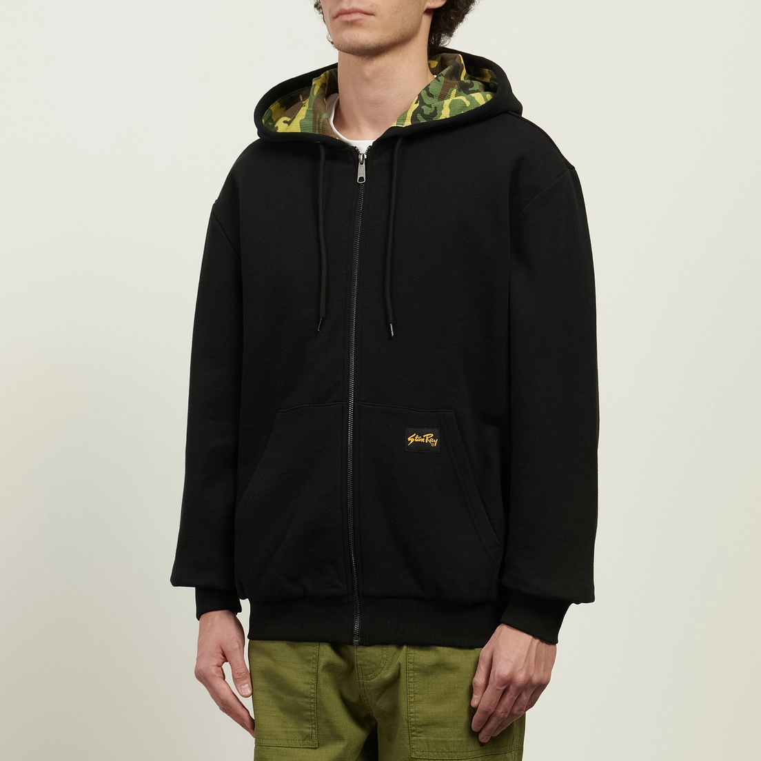 Stan Ray Мужская толстовка Thermal Lined Zip Hoodie