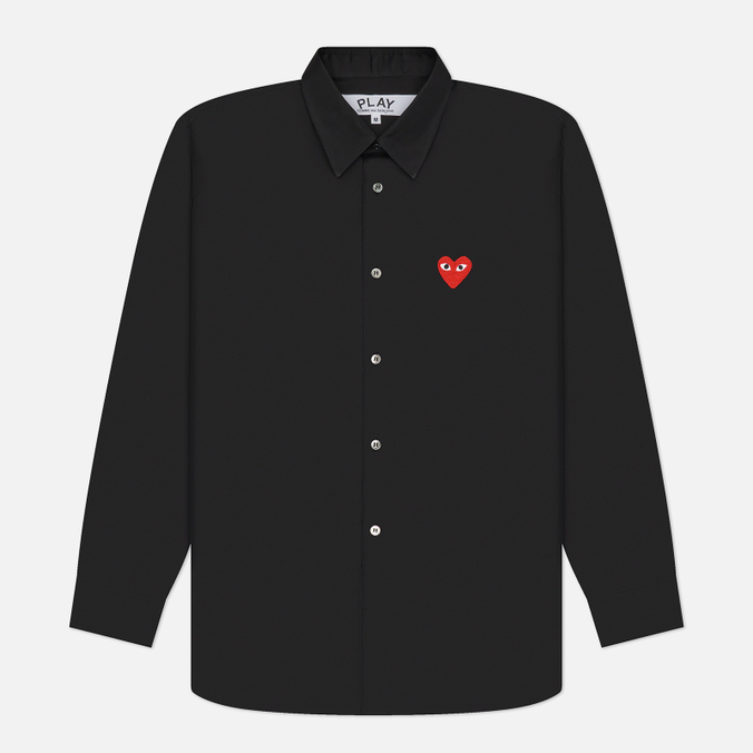 Мужская рубашка Comme des Garcons Play Red Heart Emblem