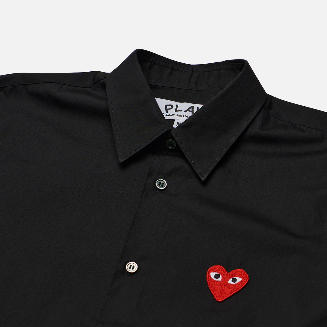 Comme des Garcons Play Мужская рубашка Red Heart Emblem