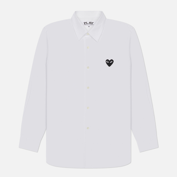 Мужская рубашка Comme des Garcons Play Black Heart Emblem