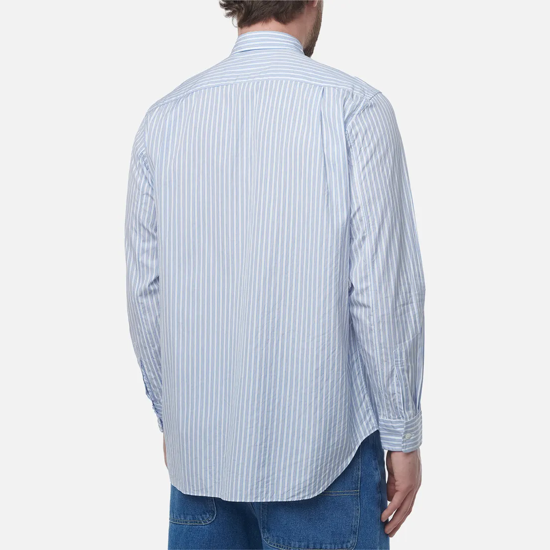 Comme des Garcons Play Мужская рубашка Black Emblem Striped