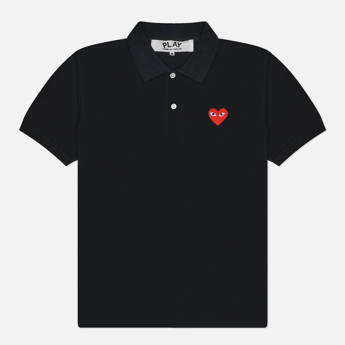 Comme des Garcons Play Мужское поло Red Heart Emblem