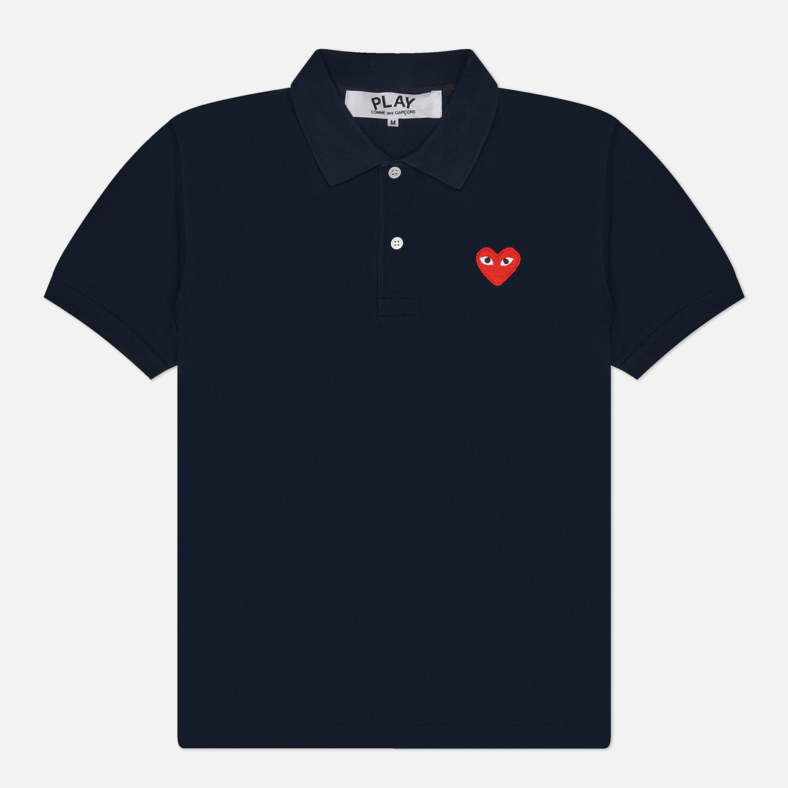 Comme des Garcons Play Мужское поло Red Heart Emblem