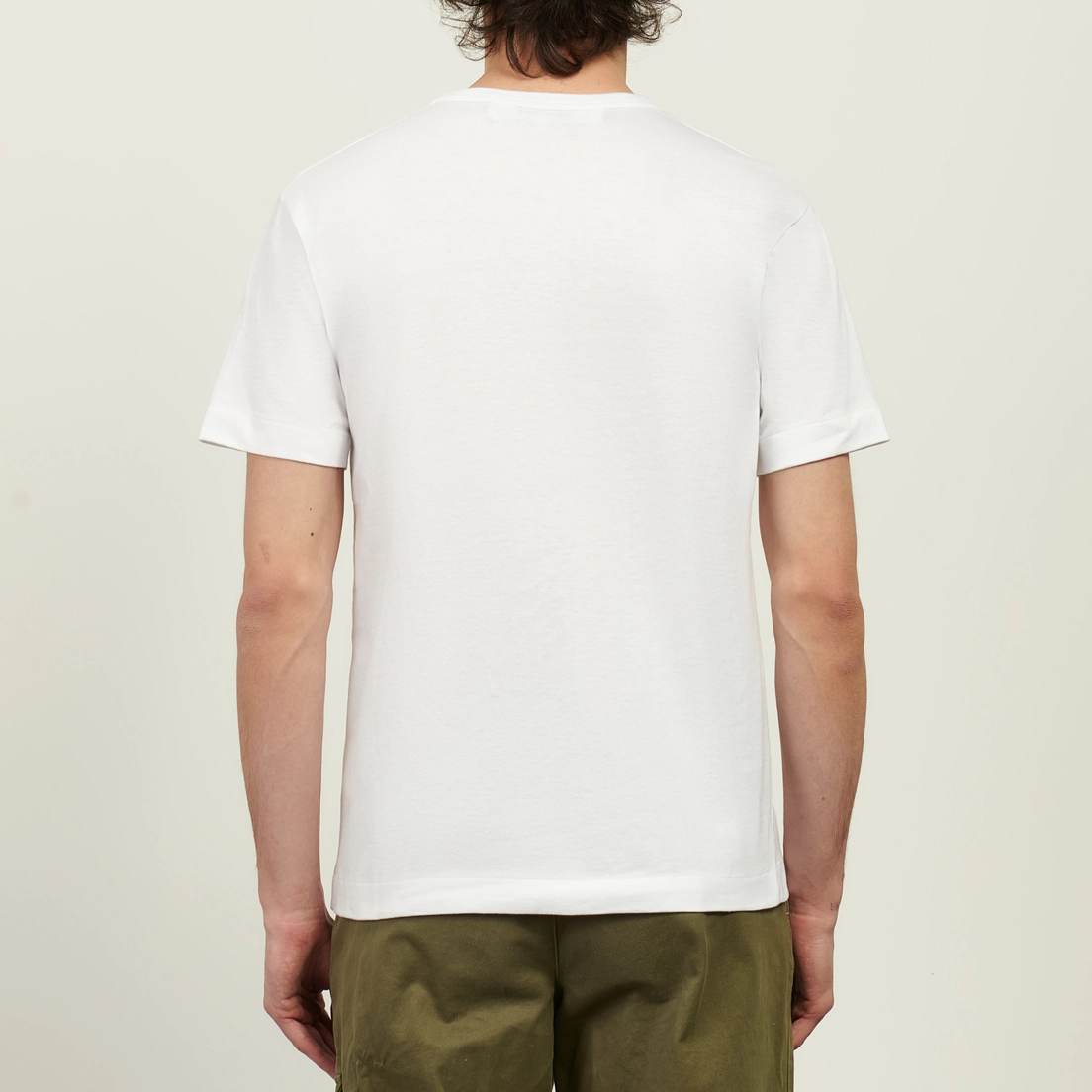 Comme des Garcons Play Мужская футболка Oversized Red Emblem