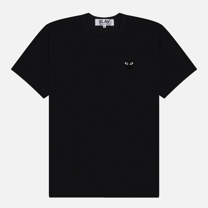 Мужская футболка Comme des Garcons Play Black Emblem