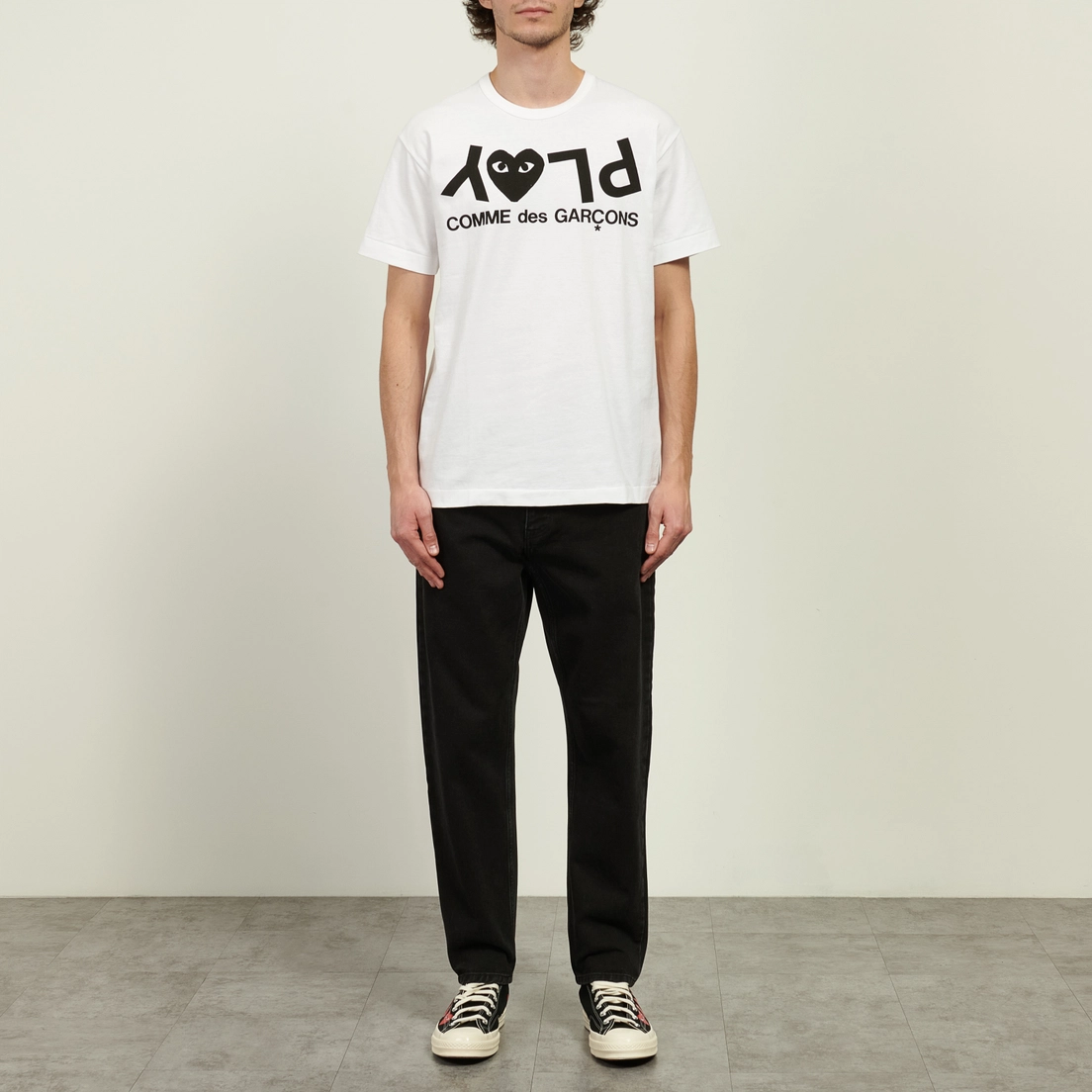 Comme des Garcons Play Мужская футболка Logo Print