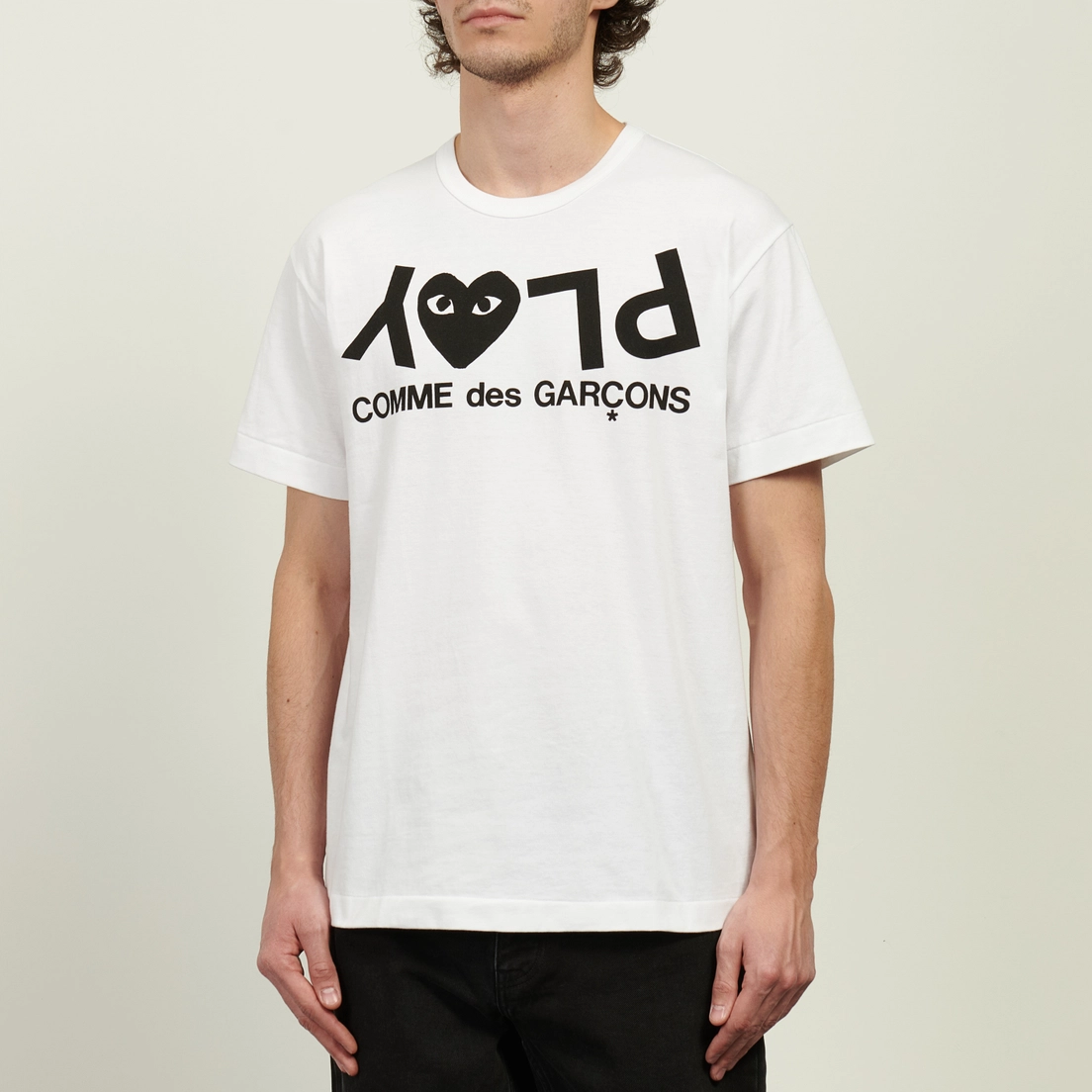 Comme des Garcons Play Мужская футболка Logo Print