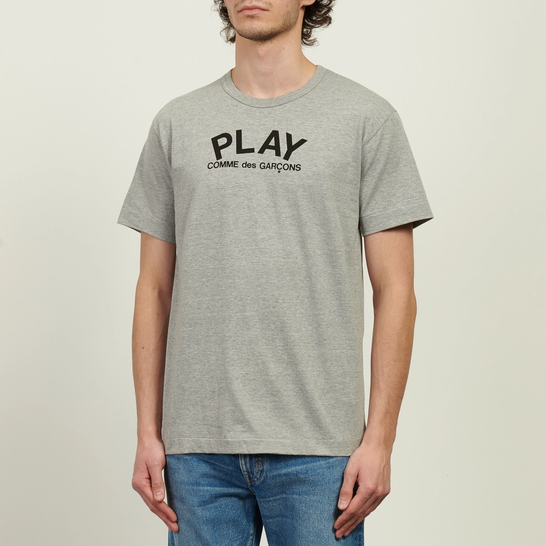 Comme des Garcons Play Мужская футболка Oversized Back Logo Print