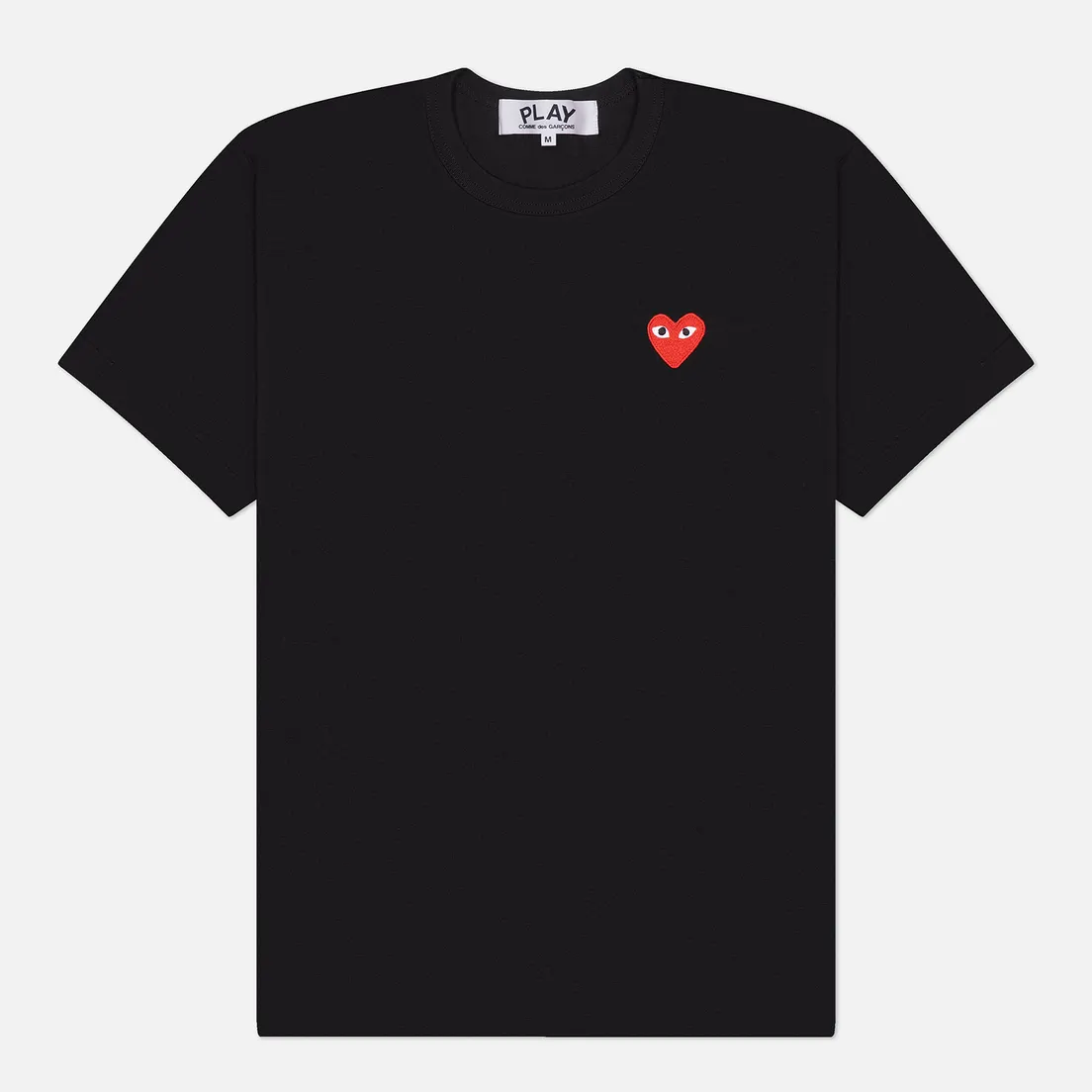 Comme des Garcons Play Мужская футболка Red Emblem