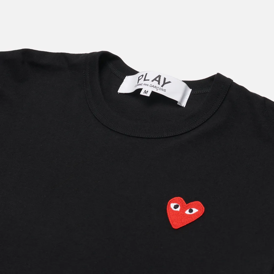 Comme des Garcons Play Мужская футболка Red Emblem