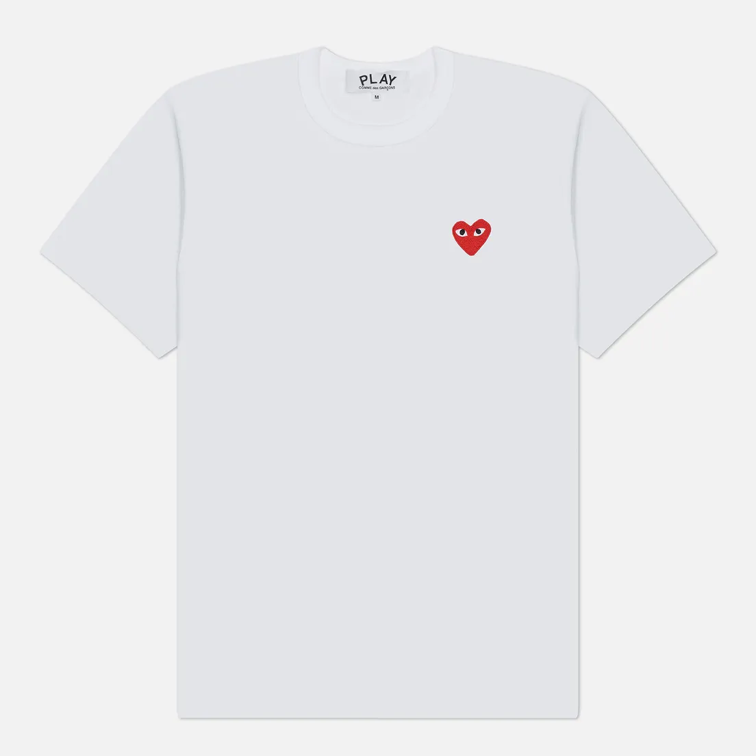 Comme des Garcons Play Мужская футболка Red Emblem