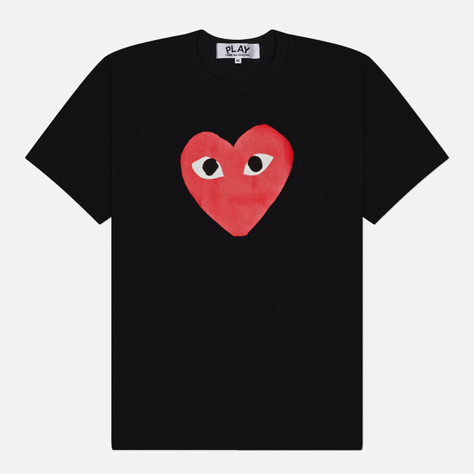 Мужская футболка Comme des Garcons Play Oversized Logo Print
