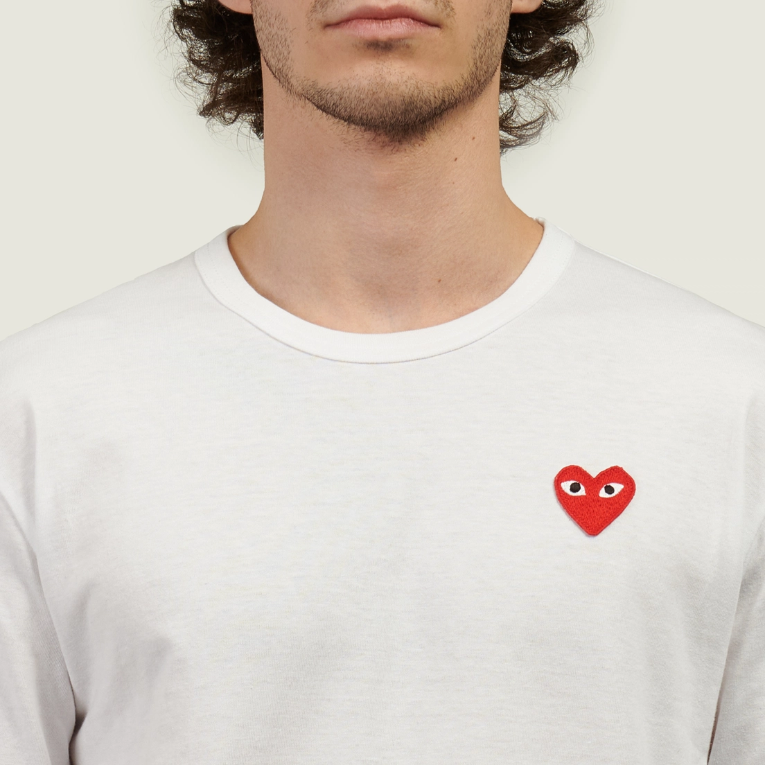 Comme des Garcons Play Мужской лонгслив Classic Red Heart