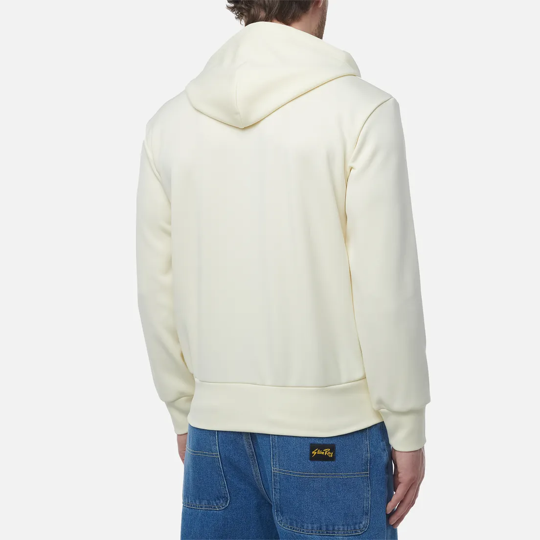 Comme des Garcons Play Мужская толстовка Red Heart Emblem Zip Hoodie