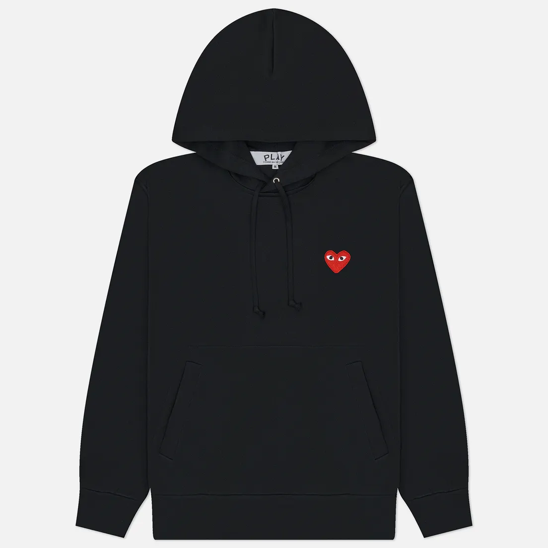 Comme des Garcons Play Мужская толстовка Red Heart Emblem Hoodie