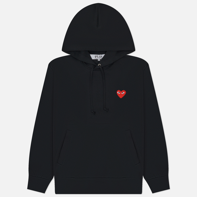Мужская толстовка Comme des Garcons Play Red Heart Emblem Hoodie