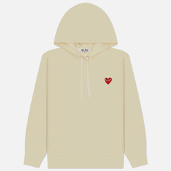 Comme des Garcons Play Мужская толстовка Red Heart Emblem Hoodie