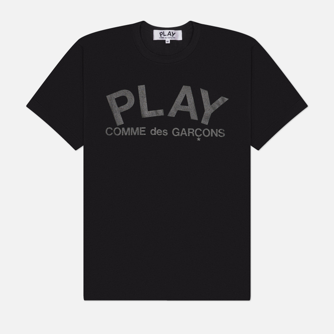 Мужская футболка Comme des Garcons Play Black Logo Print