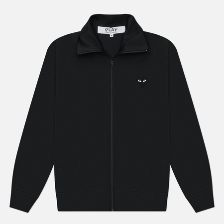 Мужская олимпийка Comme des Garcons Play Black Emblem, цвет чёрный