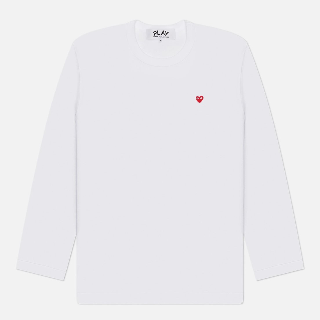 Comme des Garcons Play Мужской лонгслив Small Red Emblem