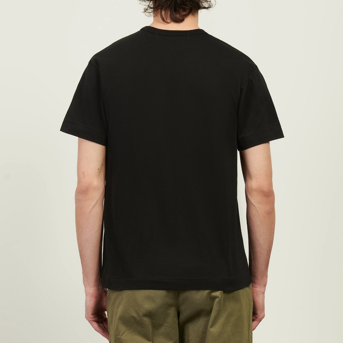 Comme des Garcons Play Мужская футболка Double Heart Emblem