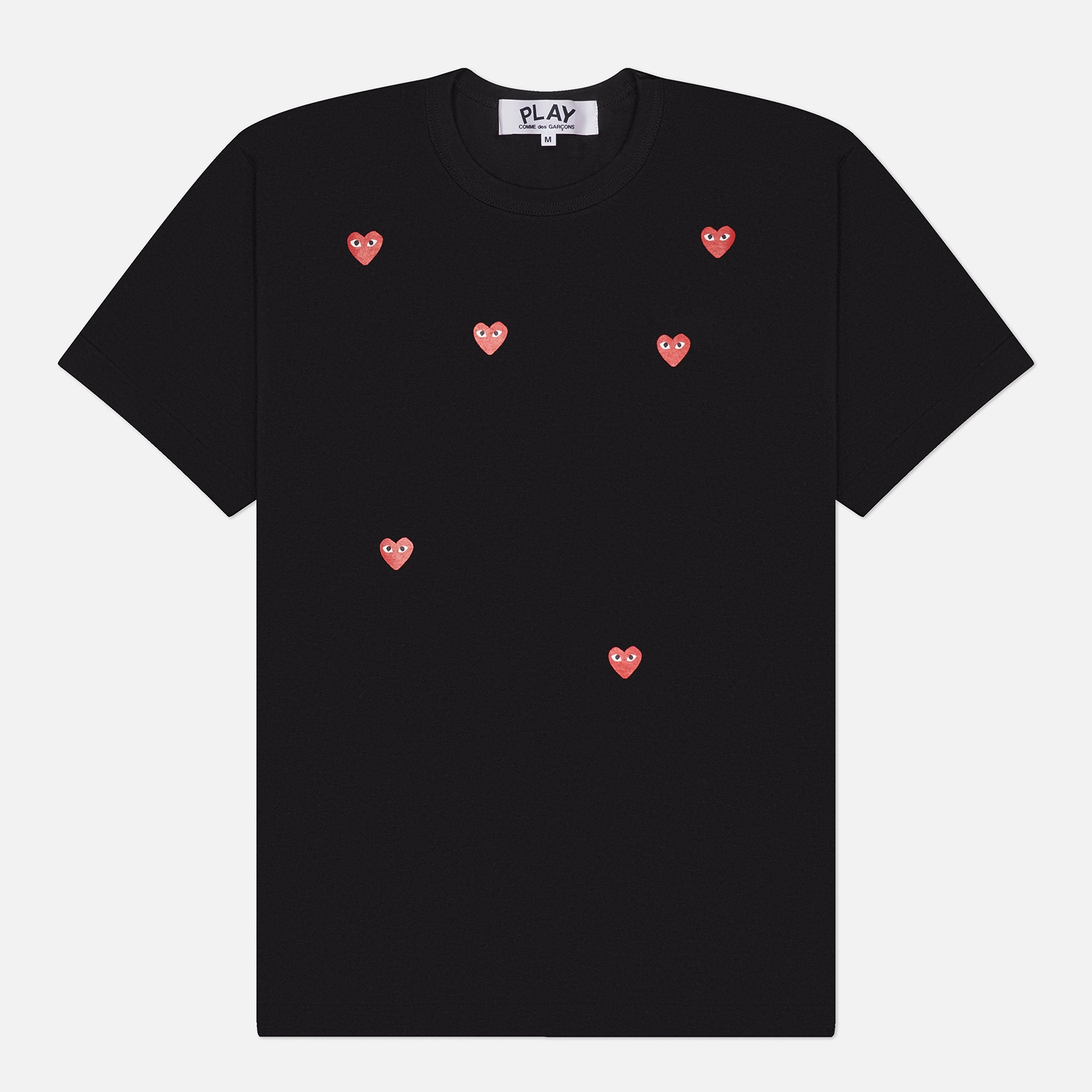 Мужская футболка Comme des Garcons Play Multi Heart Emblem