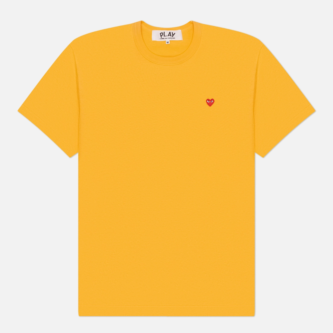 Comme des Garcons Play Мужская футболка Small Red Emblem