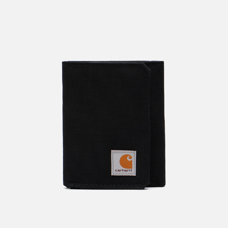Кошельки Кошелек Carhartt Nylon Duck Trifold, цвет чёрный
