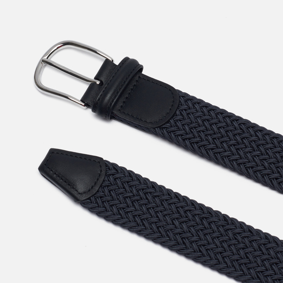Ремень Anderson's Classic Plain Elastic Woven Dark Grey