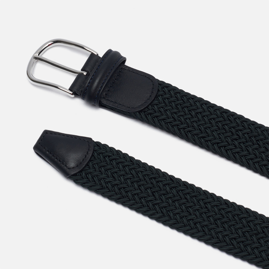 Ремень Anderson's Classic Plain Elastic Woven Dark Green