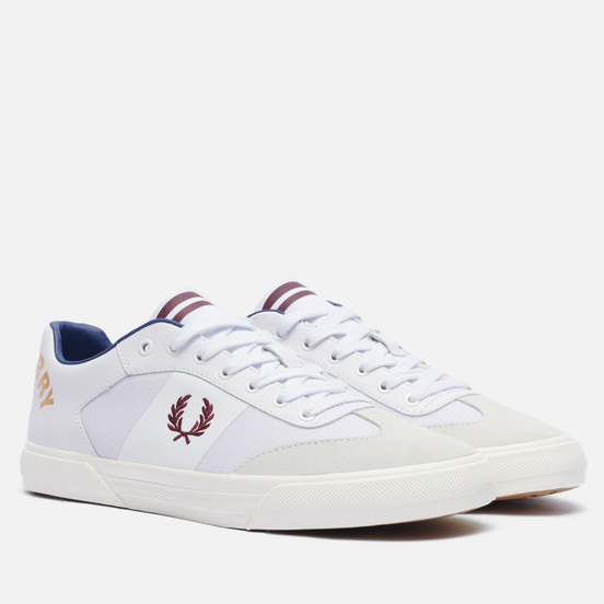 Мужские кеды Fred Perry Clay White/Mahogany
