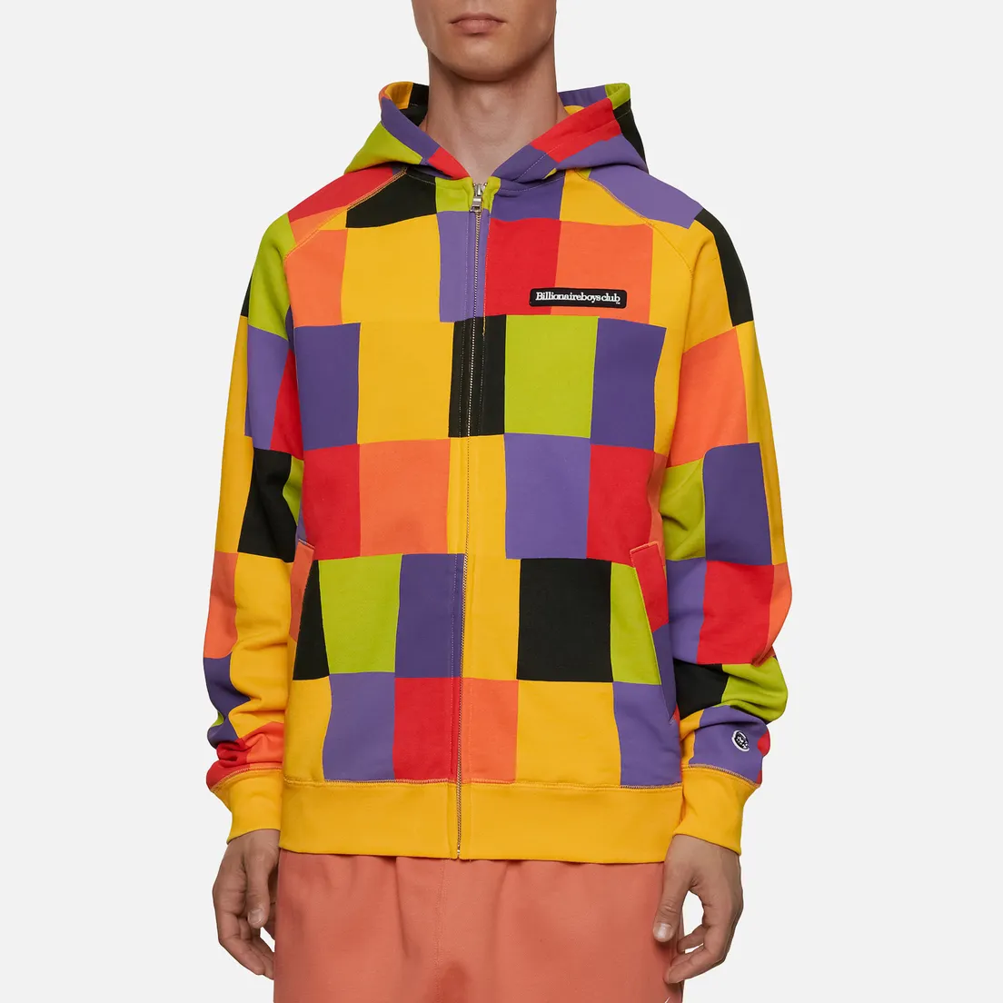Billionaire Boys Club Мужская толстовка Multicolour Print Zip Hoodieie