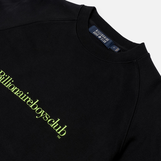 Мужская толстовка Billionaire Boys Club Embroidered Logo Crewneck Black/Green