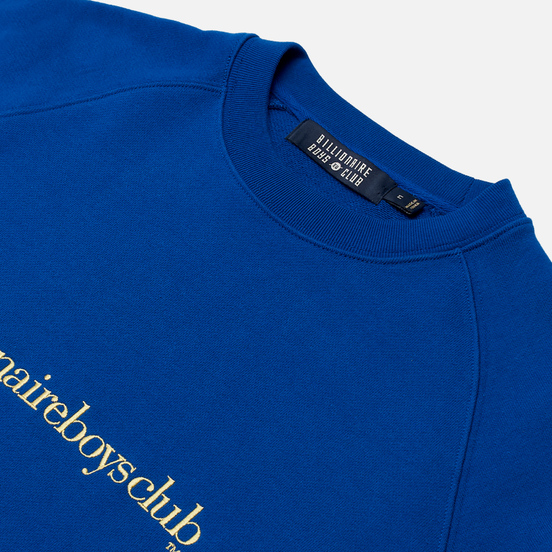 Мужская толстовка Billionaire Boys Club Embroidered Logo Crewneck Blue