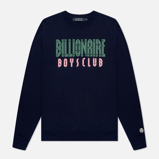 Мужская толстовка Billionaire Boys Club Straight Logo Crewneck Navy