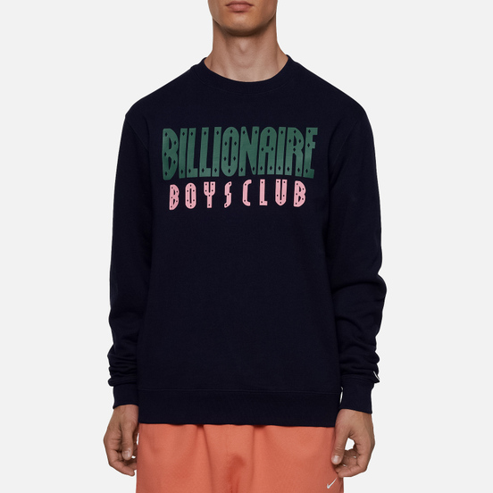 Мужская толстовка Billionaire Boys Club Straight Logo Crewneck Navy