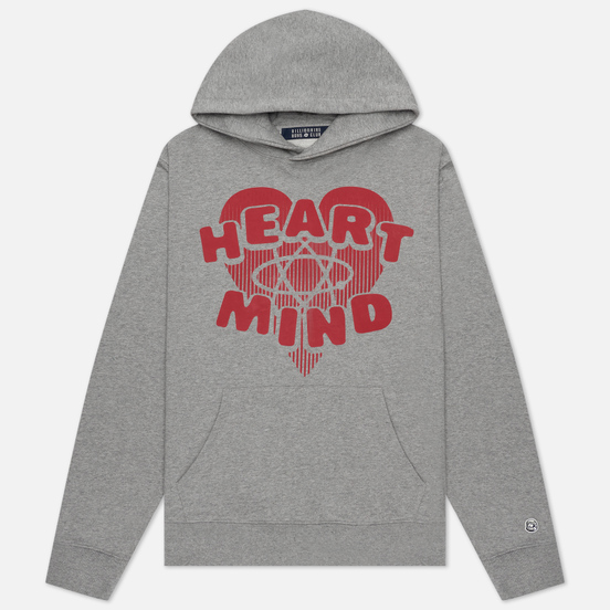 Мужская толстовка Billionaire Boys Club Heart And Mind Hoodie Heather Grey