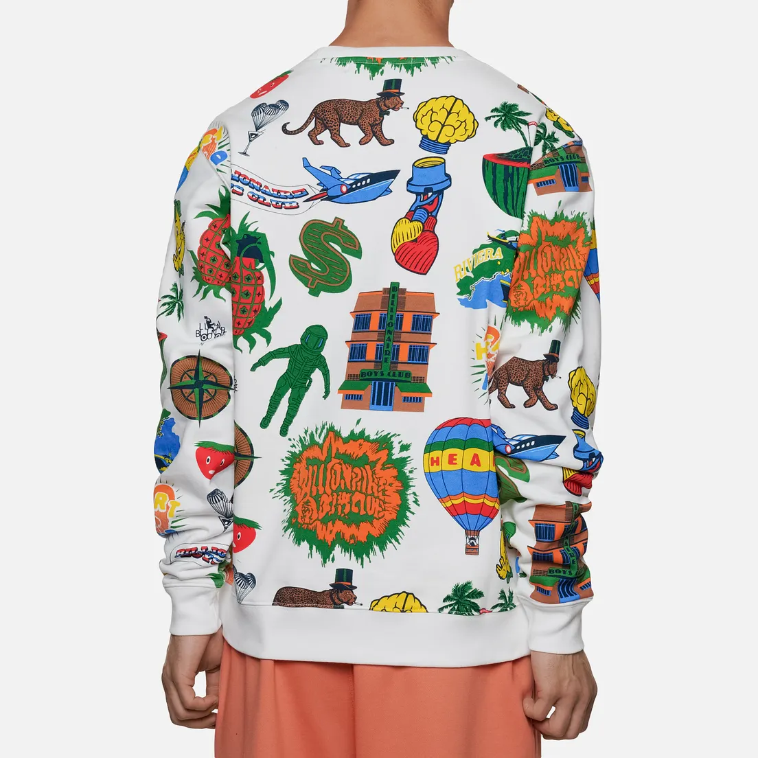 Billionaire Boys Club Мужская толстовка All Over Print Crewneck